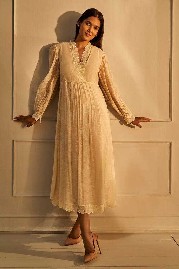 Anita Dongre Anna Cotton Silk Dress 4