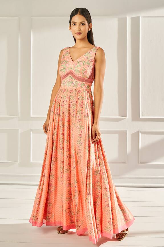 Anita Dongre Isabella Floral Print Gown 1