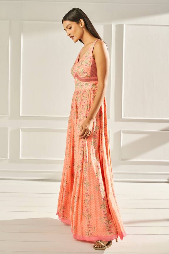 Anita Dongre Isabella Floral Print Gown 6