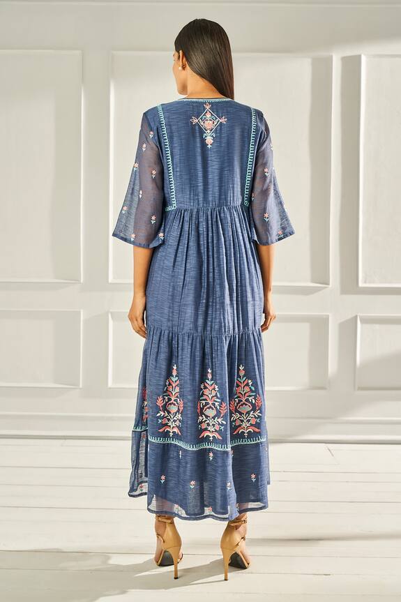 Anita Dongre Nyra Floral Embroidered Dress 2