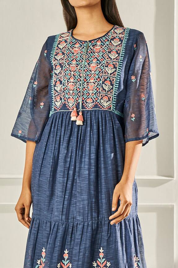 Anita Dongre Nyra Floral Embroidered Dress 4