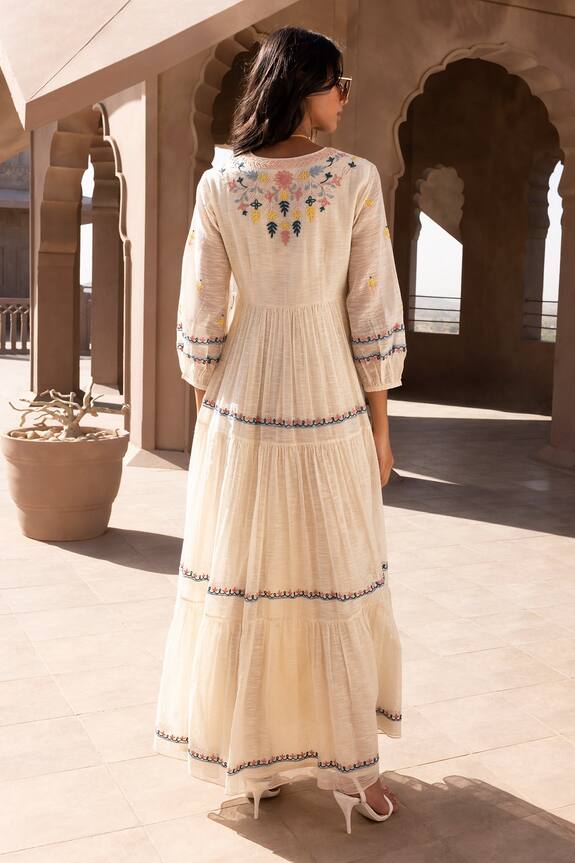 Anita Dongre Mae Floral Embroidered Dress 2