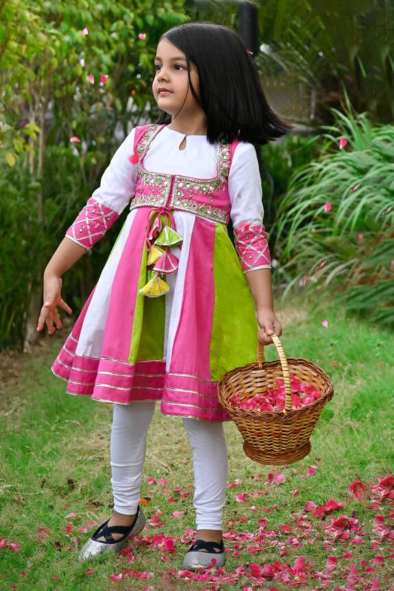 Nadaan Parindey Multi Color Embroidered Anarkali Set For Girls 1