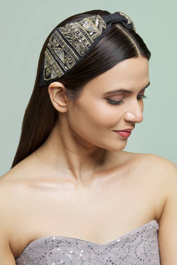 Sequissential Embellished Hairband 0