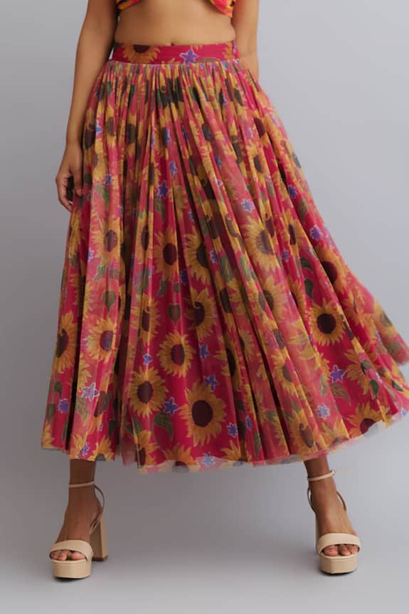 sunflower long skirt