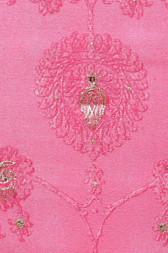 RI.Ritu Kumar Pink Embellished Saree 4
