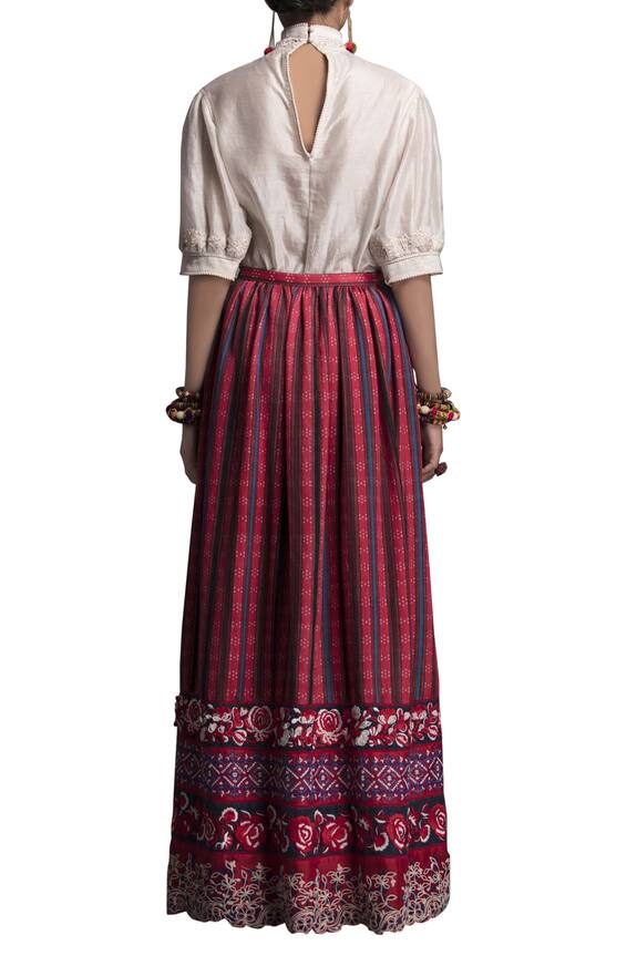 Payal Jain Mashru Embroidered Skirt 2