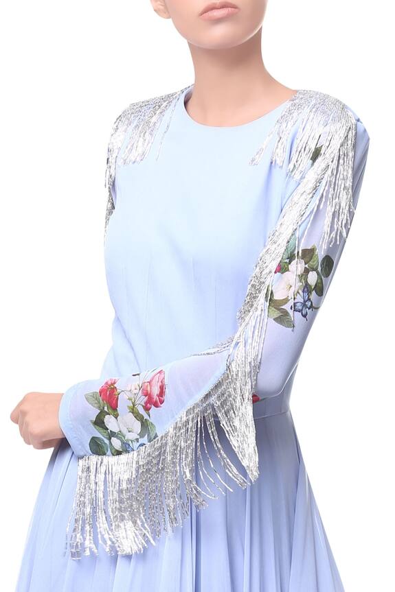 Mahima Mahajan Blue Printed Gown 2