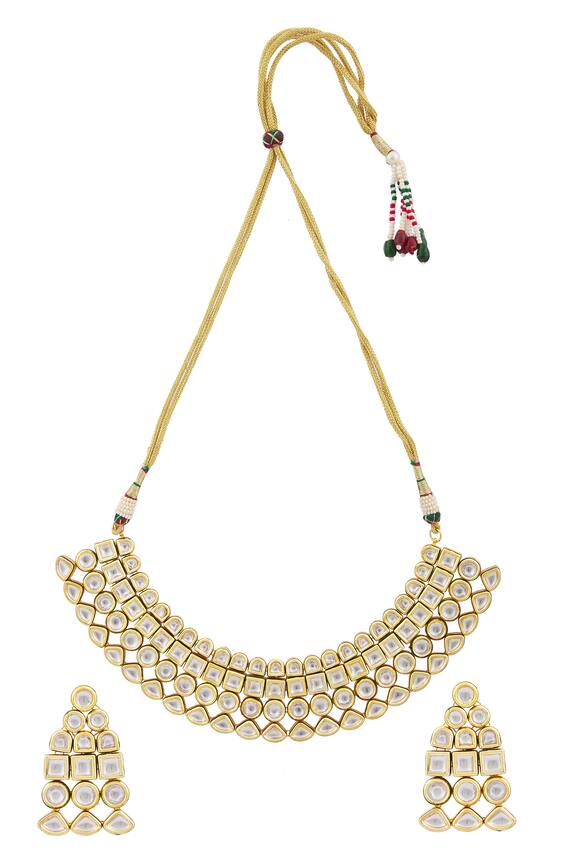 Zevar by Geeta Kundan Necklace Jewellery Set 2