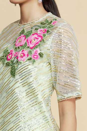 Bhairavi Denim Kurta Set