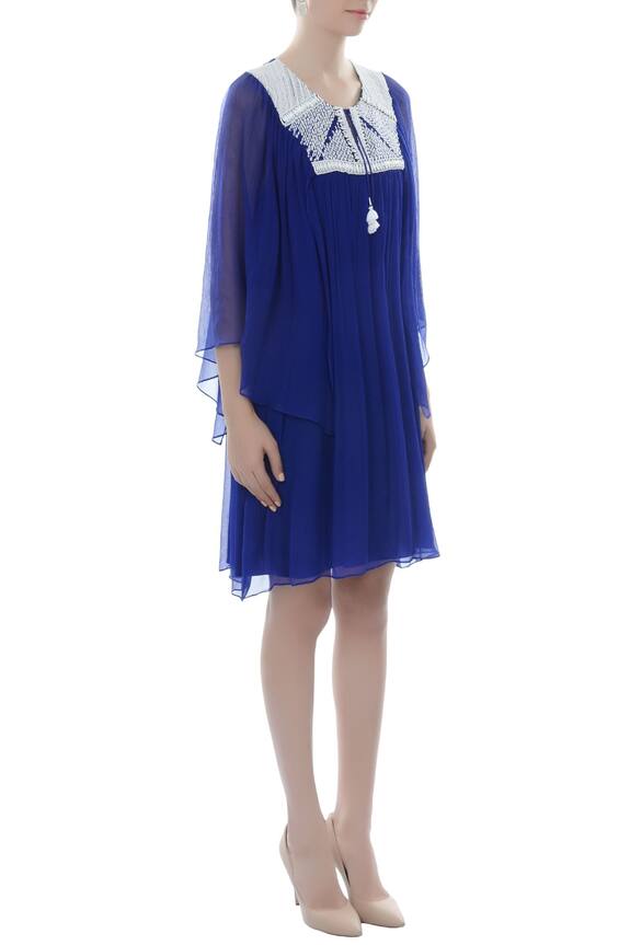 Rriso Royal Blue Short Dress 3