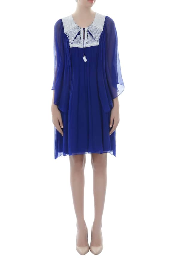 Rriso Royal Blue Short Dress 5