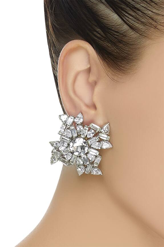 Gewels by Mona Floral Design Stone Stud Earrings 2