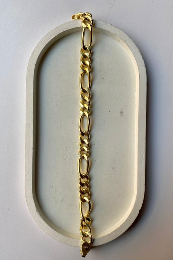 Vintage Italian 18k Gold PantherLink Bracelet  7 long