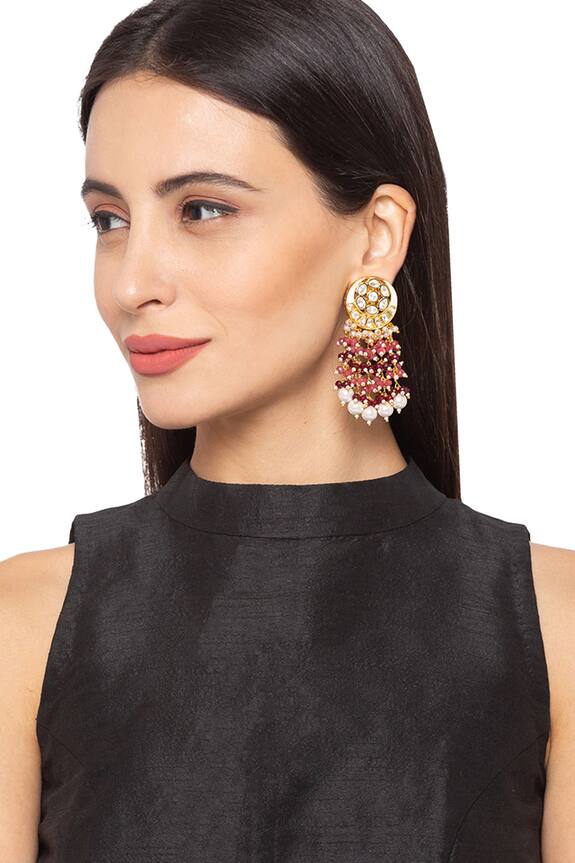 Hrisha Jewels Kundan Polki Danglers 0