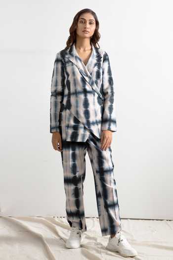 Royal Blue Tie Dye Co-ord Set main image 1