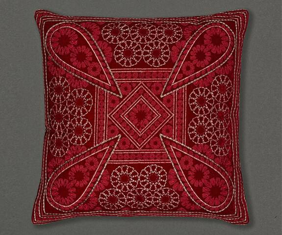 Buy Ritu Kumar Embroidered Cushion Cover With Filler Online Aza Fashions