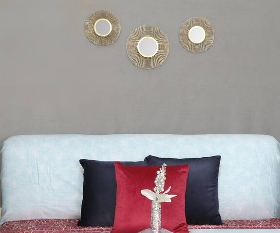 Buy Cocovey Homes Round Wall Decor (Set of 3) Online Aza Fashions