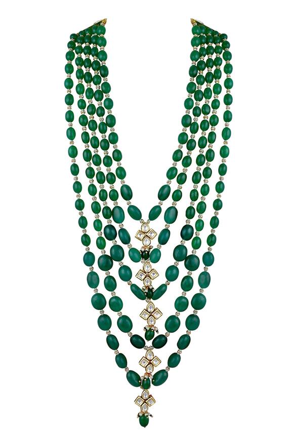 Anayah Jewellery Beaded Multi-layered Kundan Long Necklace 2