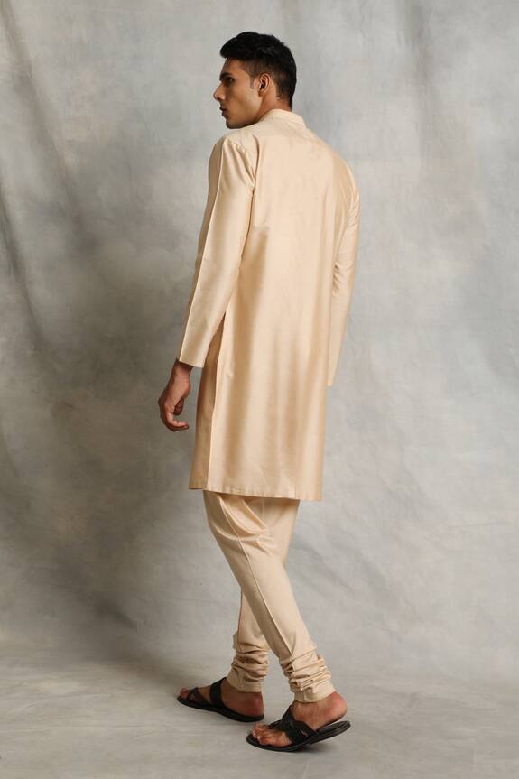 Gargee Designers Gold Cotton Silk Kurta Set 2