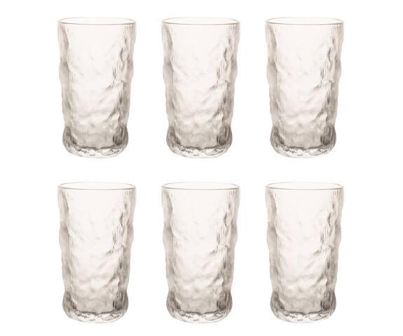 Buy H2H Frosted Tall Glass (Set of 6) Online Aza Fashions