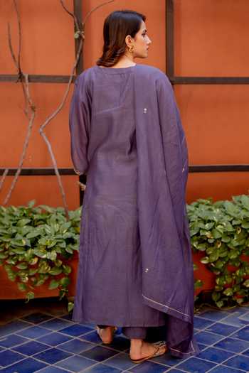 Juanita- Handwoven Cotton Silk Comfort Fit Kurta Set