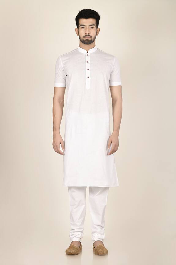 Aryavir Malhotra White Cotton Kurta Set 3