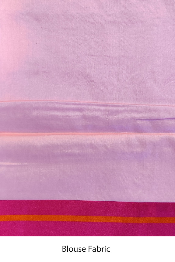 Priyanka Raajiv Pink Silk Brocade Banarasi Saree 6