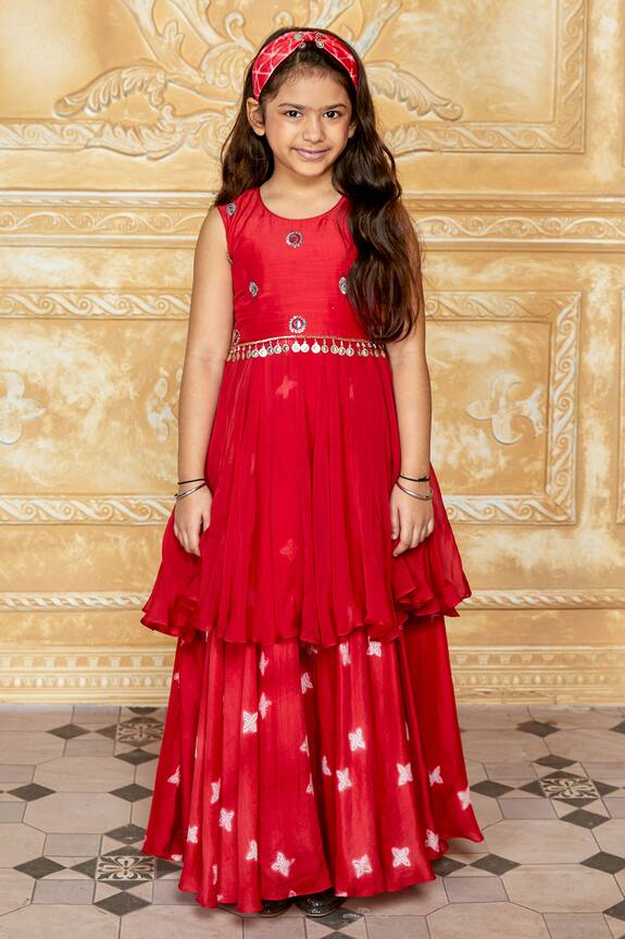 Label Ne'chi Layered Gown For Girls 2