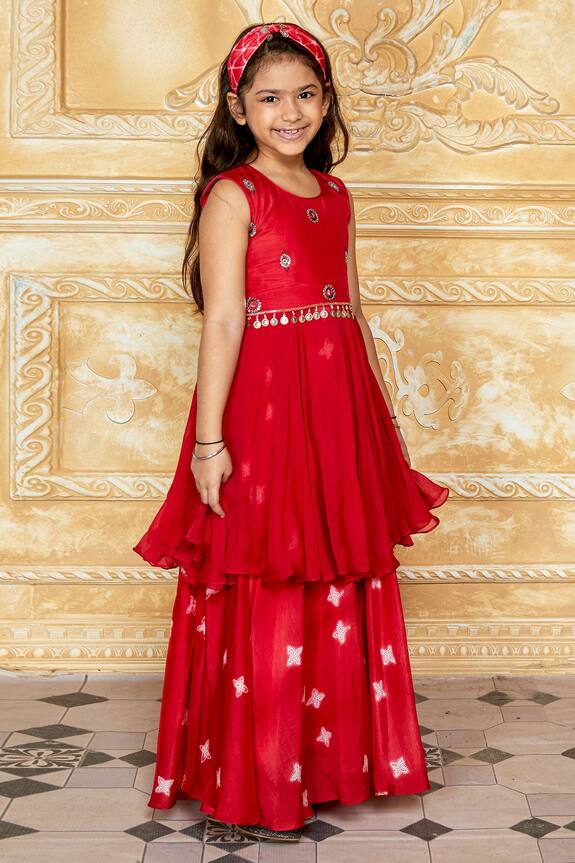 Label Ne'chi Layered Gown For Girls 3