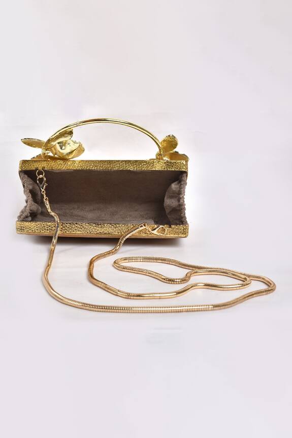 Be Chic Peony Mop Box Clutch With Sling 4
