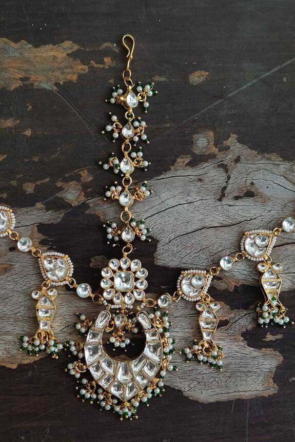 Riana Jewellery Bead Drop Mathapatti 3