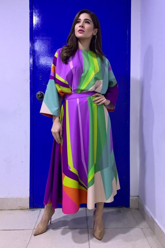 Siddhartha Bansal Multi Color Flared Skirt 4