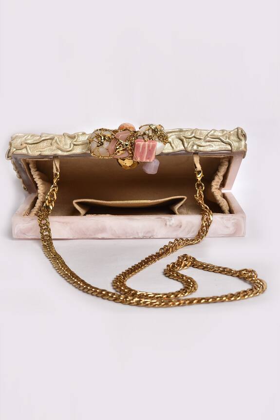 Be Chic Scrunchie Box Clutch With Sling 3