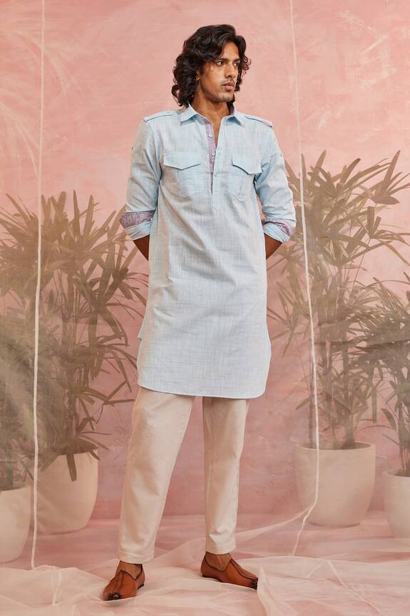 kurta pathani pattern