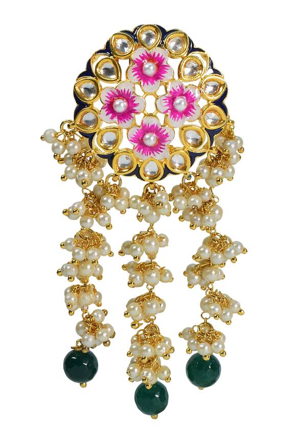Tizora Floral Design Dangler Earrings 4