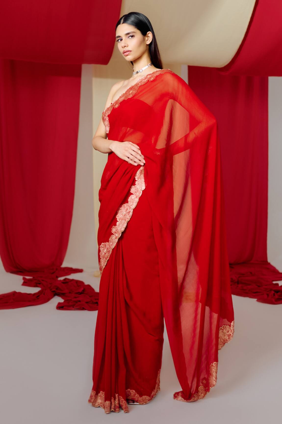Buy Designer Women's Sarees for Reception | Aza Fashions