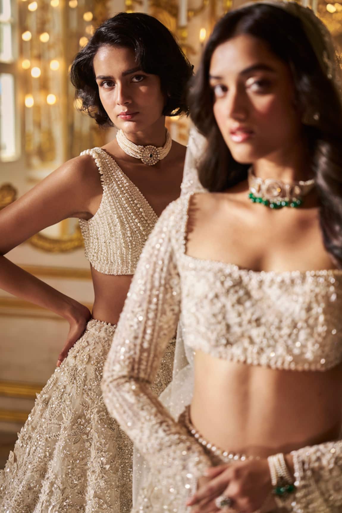 Shop Myra - Pearl Blush Lehenga with blouse and dupatta | Sheetal Batra -  Exquisite Ethnic Wear Online