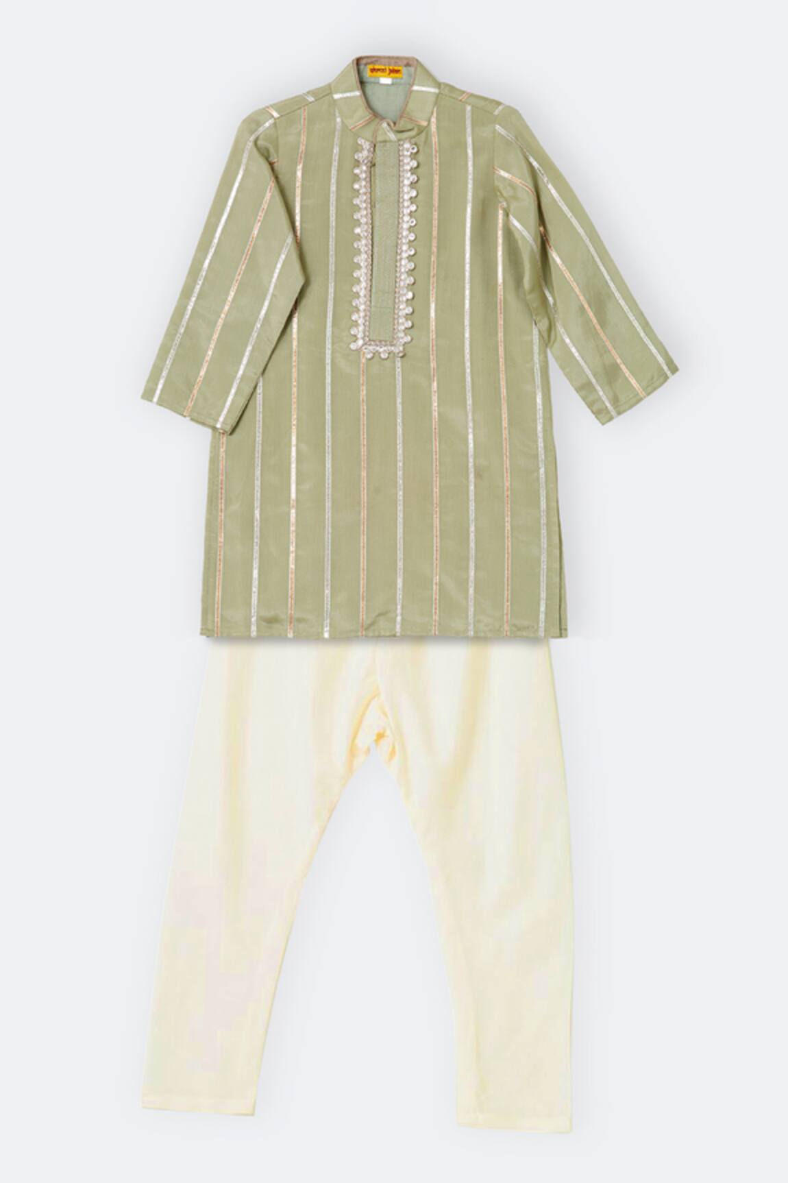 Shruti Jalan Gota Work Kurta Pant Set