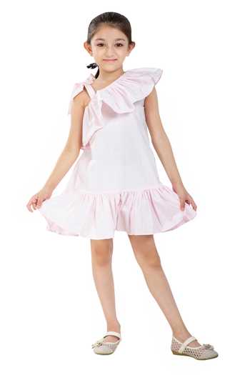 Byb Premium Ruffled Neckline Dress 