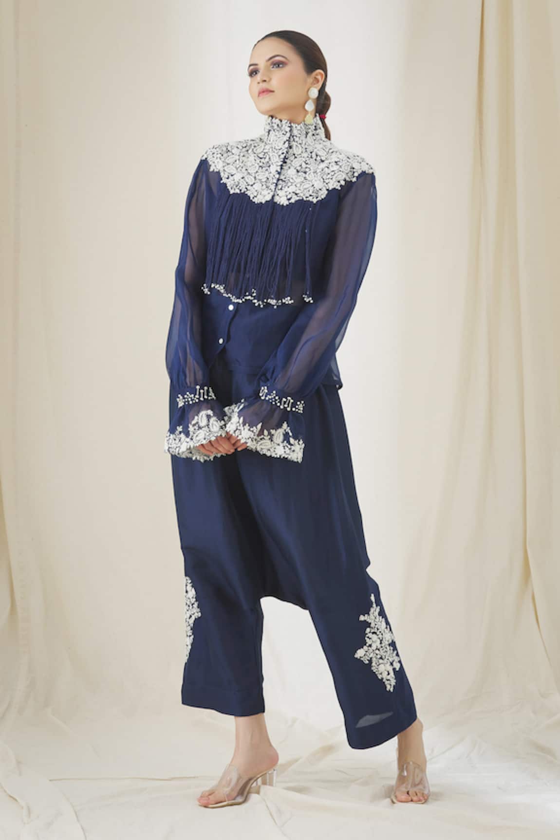 Anamika Khanna Tassel Shirt & Pant Set
