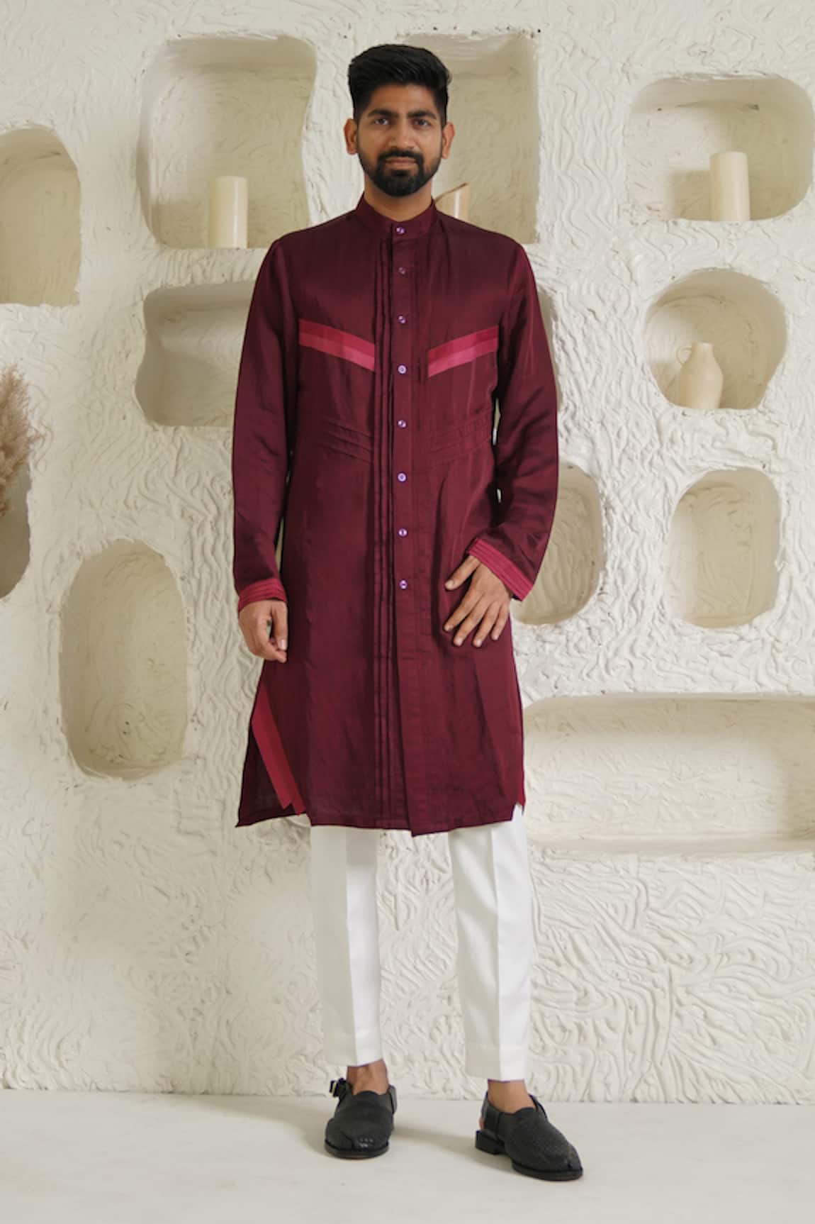 Shreyansh Designs Pleated Kurta 