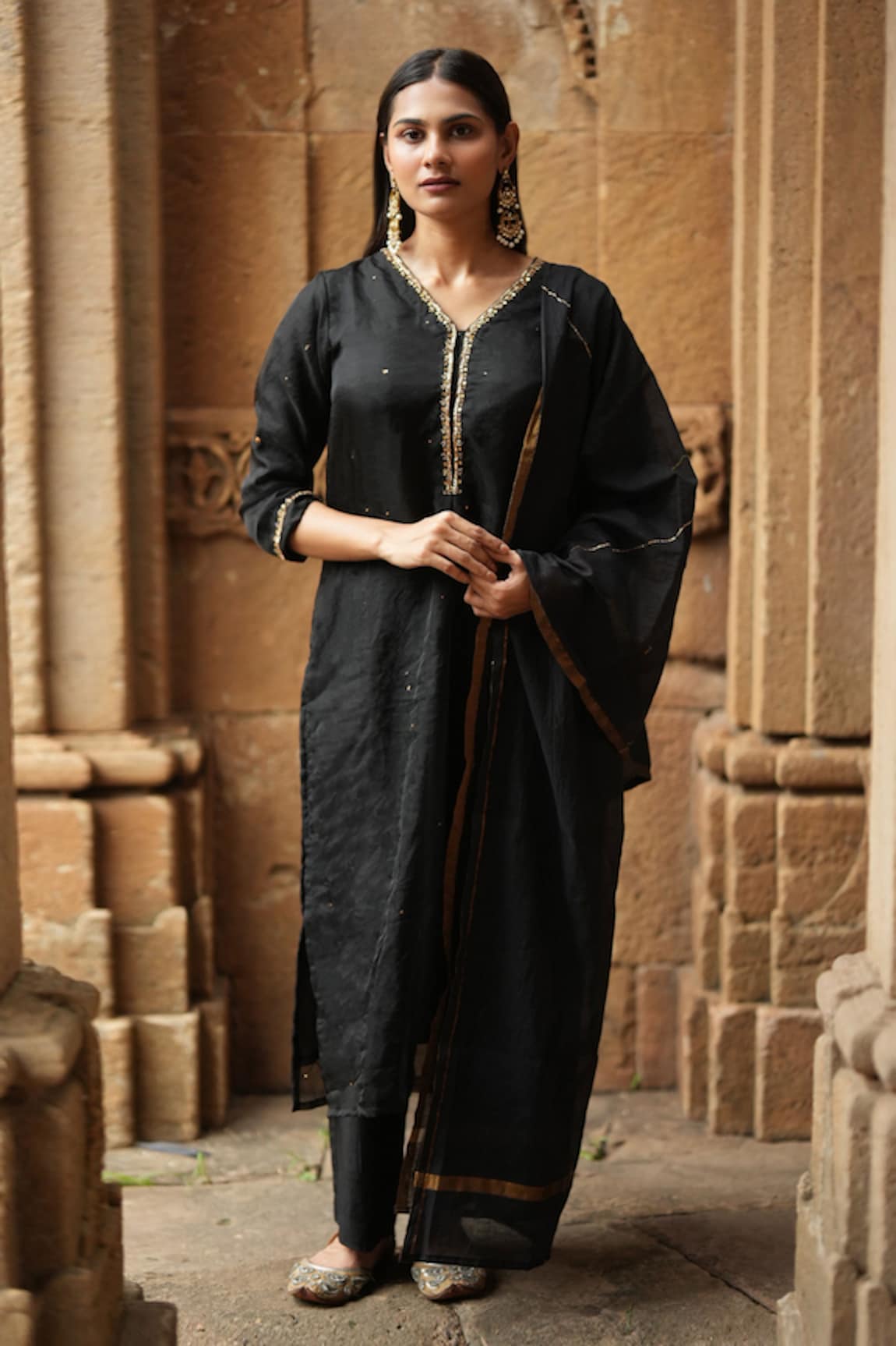 Sagaa by Vanita Embroidered Kurta Set