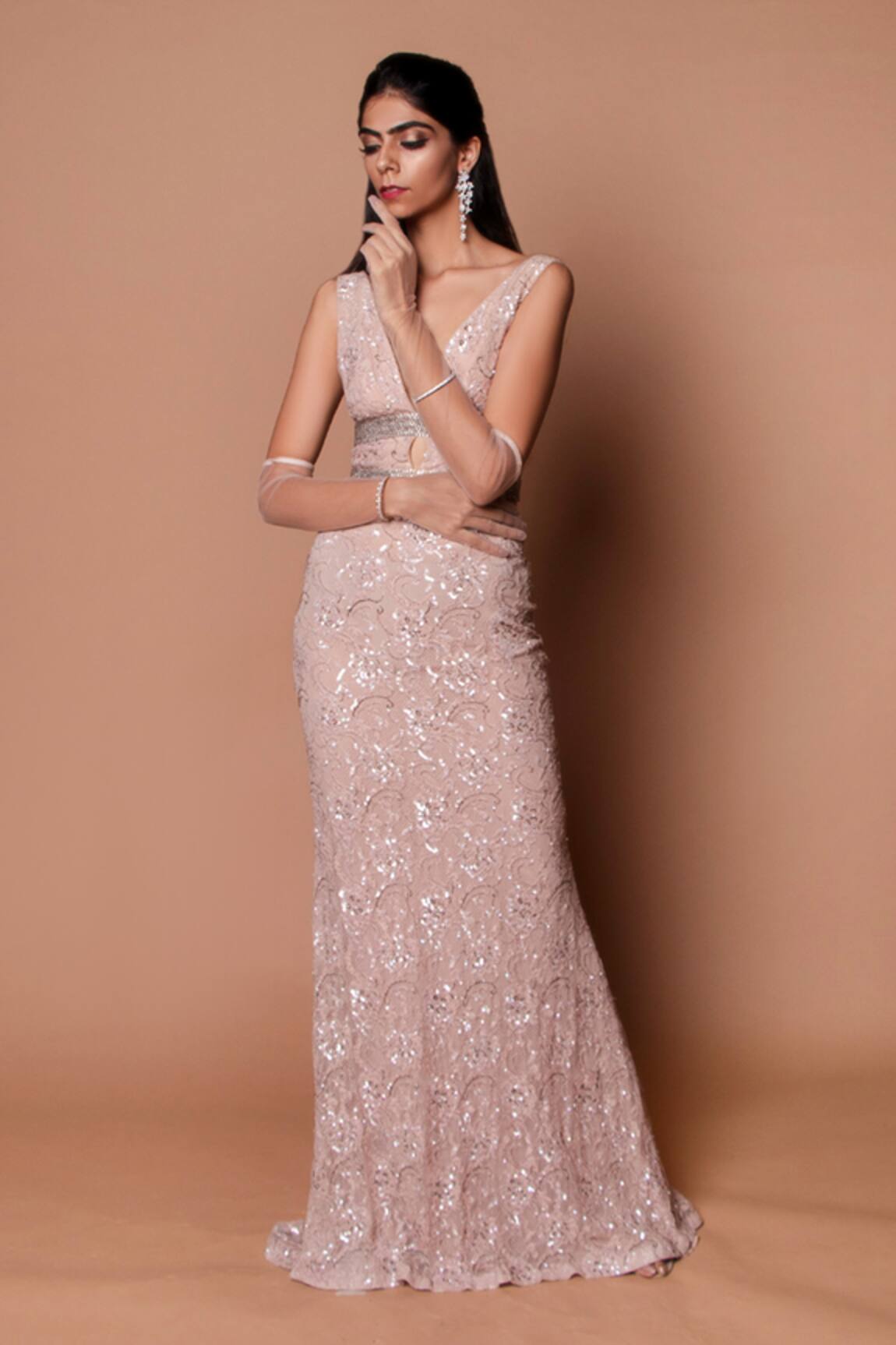 Shehlaa Khan Embellished Gown