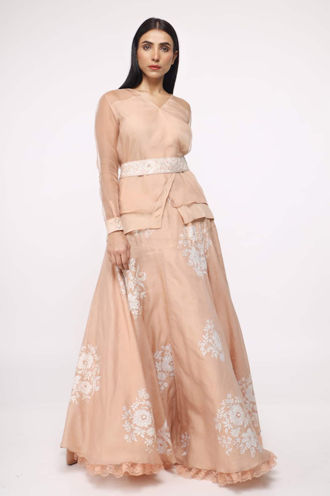 Neeta Bhargava Hand-Painted Lehenga Set 