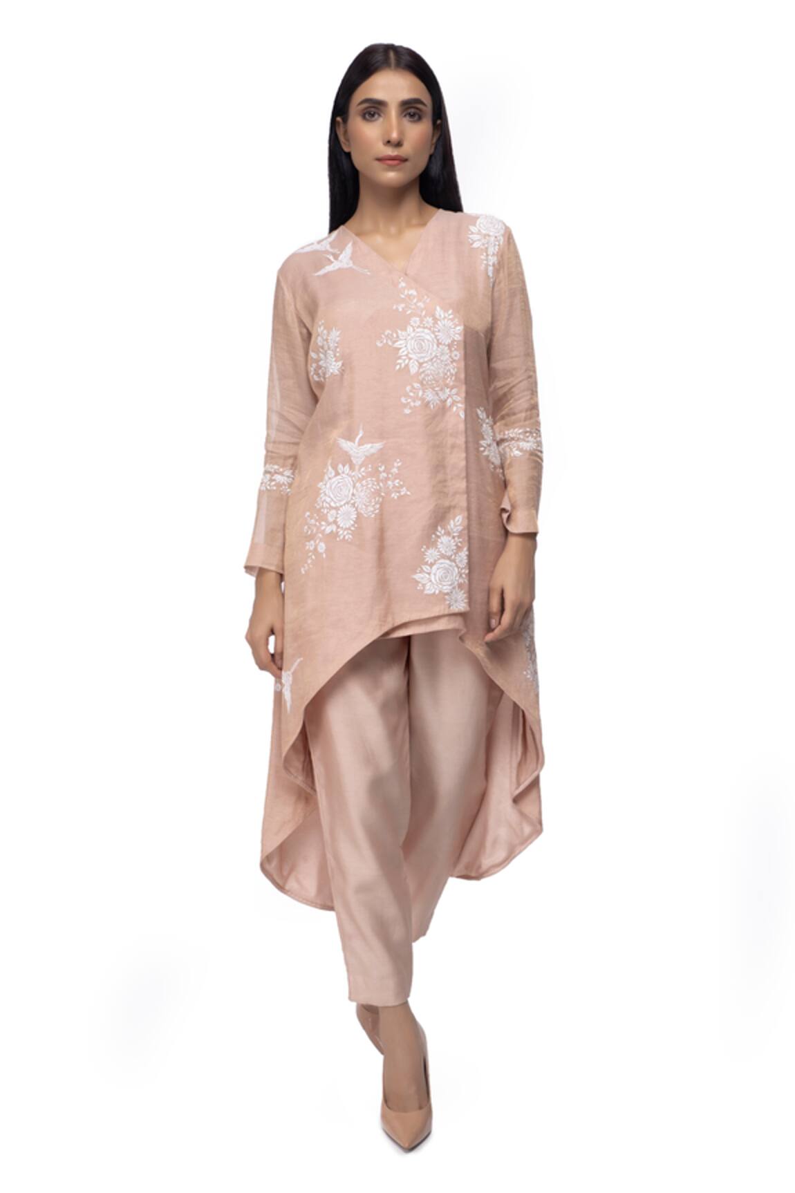 Neeta Bhargava Hand-Painted Kurta & Pant Set