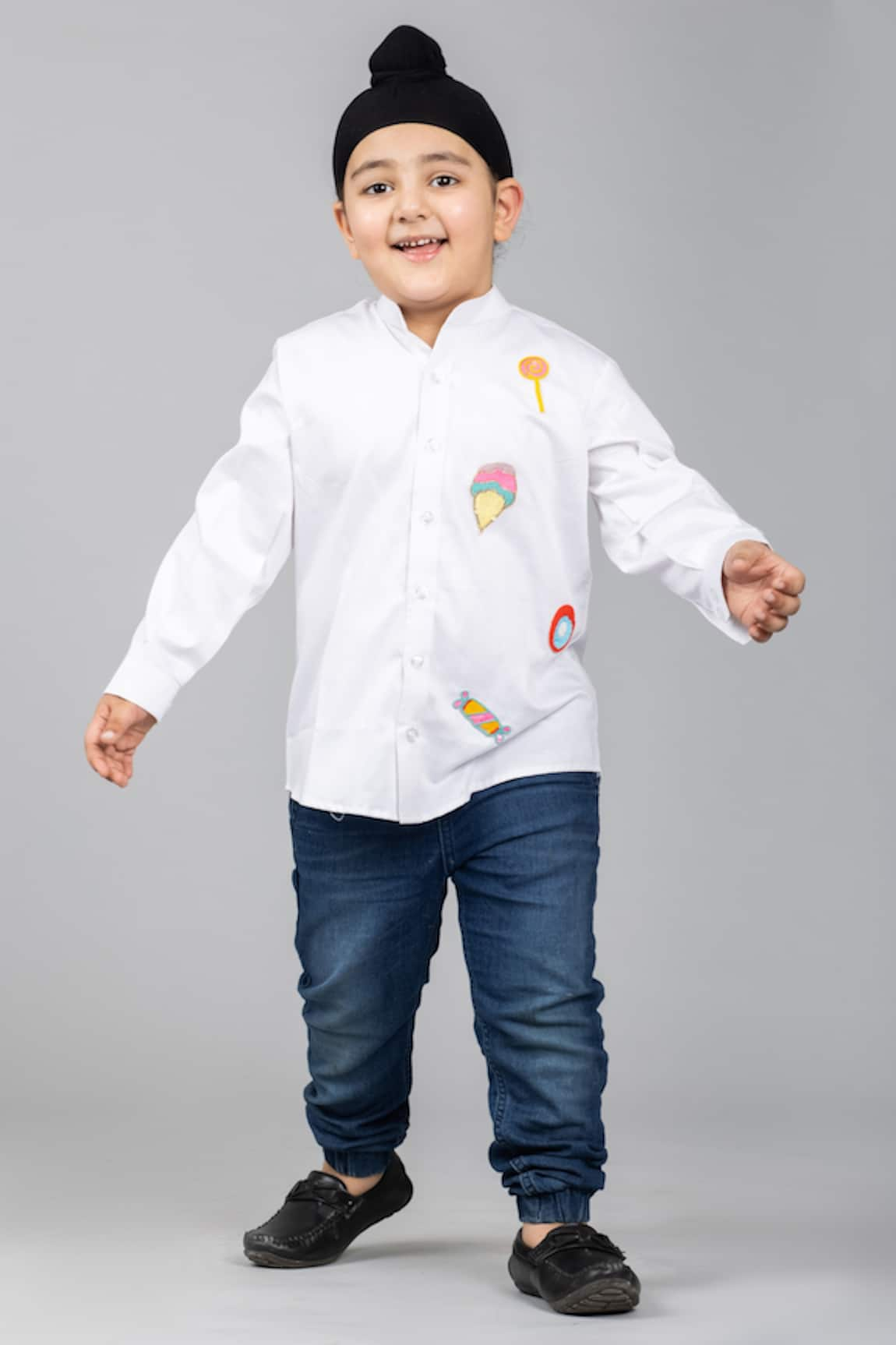 Darleen Kids Couture Embroidered Shirt