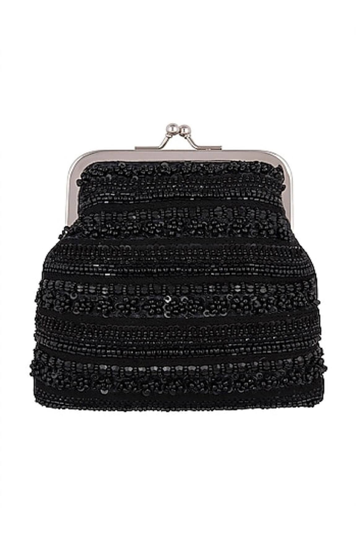 ClutcH'D Hand Embroidered Beaded Clutch