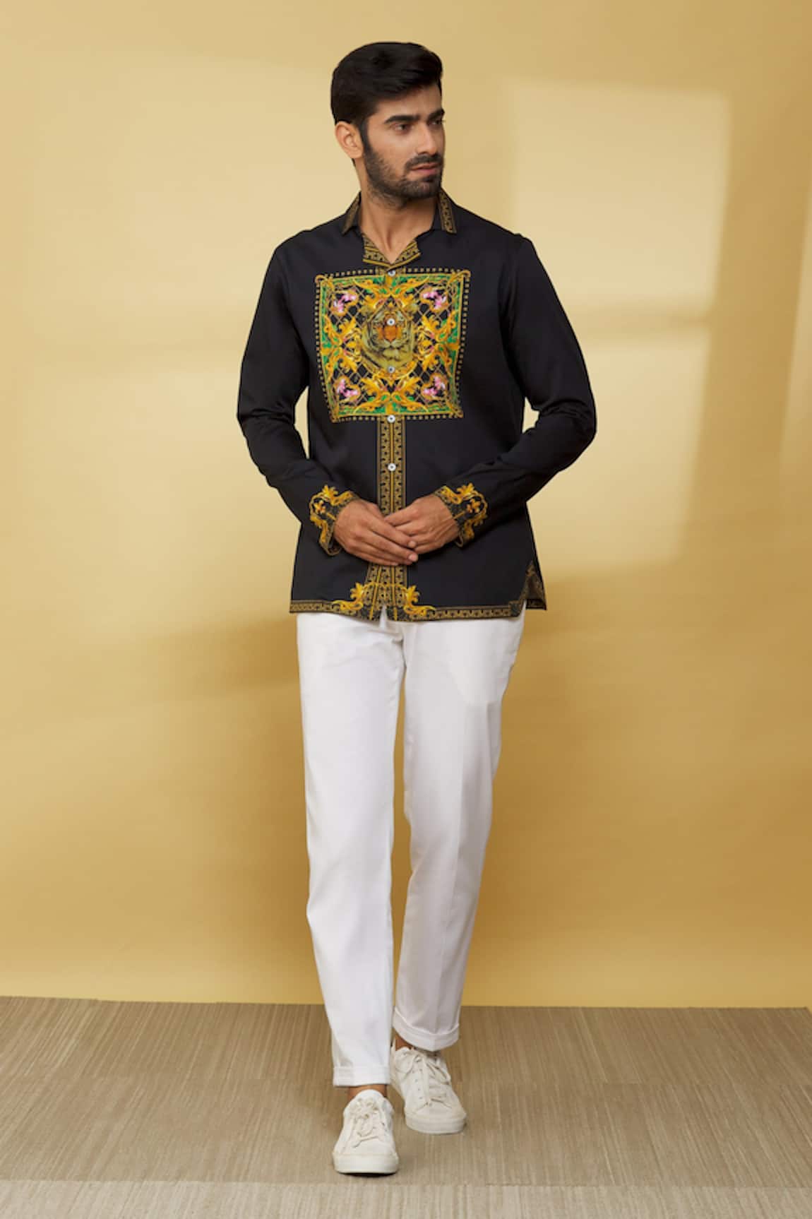 Mr. Ajay Kumar Floral & Animal Patterned Shirt