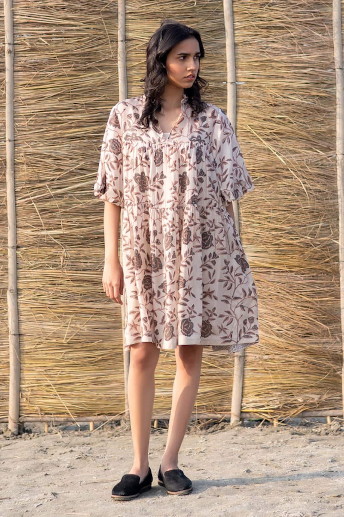 Ayaka Floral Print Dress 